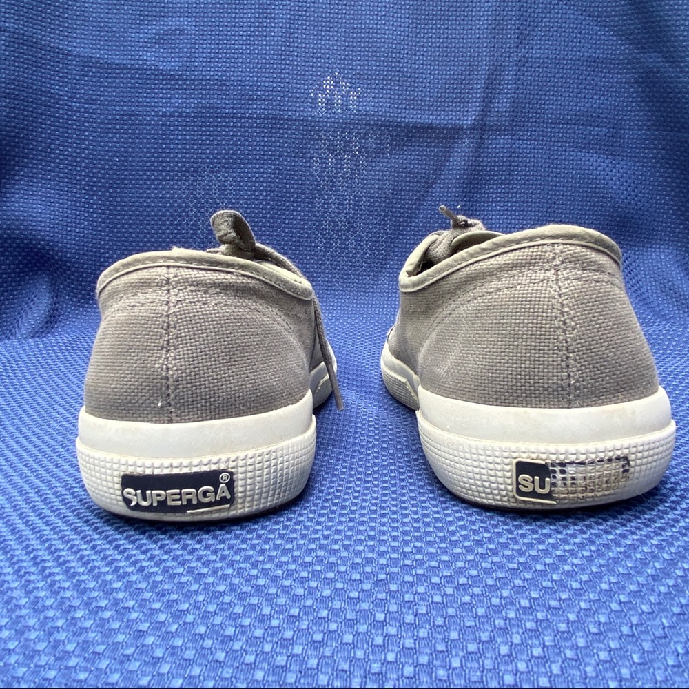 Superga 2750 Cotu Classic Grey Canvas Sneakers EU 39 US 8 - Picture 7 of 8